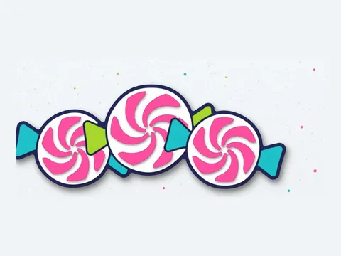 Peppermints design for beaded candy canes inspiration, from our Sleepy Christmas Friends SVG Bundle